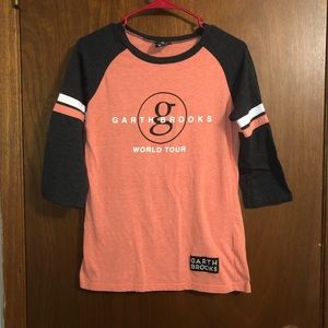 Garth Brooks World Tour Band Merch Casual Lightweight Tee Size Medium